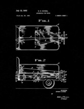 Automobile Tow Truck Patent Print - Black Matte - $7.95+