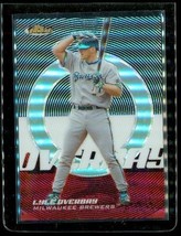 2005 Topps Finest Refractor Baseball Card #72 Lyle Overbay Milwaukee Brewers Le - £15.59 GBP