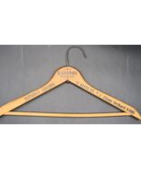 Vtg B Gordon Wooden Hanger Integrity Clothes 11 Allen Street NYC Adverti... - €25,95 EUR