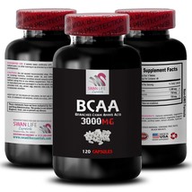 Active recovery - BCAA 3000 - Muscle enhancement 1 Bottle 120 Tablets - $19.76