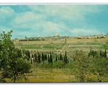 Panorama Di Gerusalemme Israele Cromo Cartolina U8 - $3.03