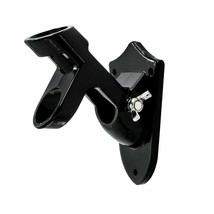 Two Position 1&quot; Flagpole Bracket Solid Cast Aluminum American Black White Silver - £7.06 GBP+