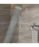 10&quot; Round Rainfall Shower System, Brushed Nickel - $142.99