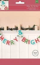Christmas Kit Banner Merry And Bright - £17.95 GBP