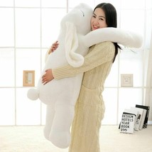 Lovely Large Ear Bunny Toy Soft Big Plush Animal Stuffed Rabbit Pillow Cool Gift - £39.98 GBP+