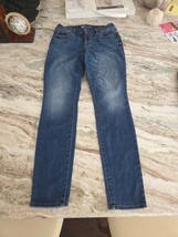 Old Navy Womens Pop Icon Skinny Ankle Jeans Size 8 Long Medium Dark Wash... - $184.23 MXN