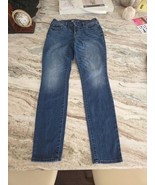 Old Navy Womens Pop Icon Skinny Ankle Jeans Size 8 Long Medium Dark Wash... - $181.91 MXN