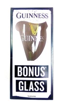 GUINNESS HALF &amp; HALF PUB BAR PARTY BEER PINT GLASS CRAFTING NEW BREWS NIB - £6.40 GBP