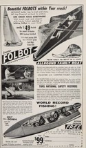 1961 Print Ad Folbot Allround Family Boats Fold Up Charleston,South Caro... - £11.69 GBP
