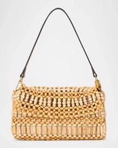 Timmy Convertible Beaded Wood Shoulder Bag - $444.50