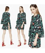 Kate Spade Romper Jardin Crepe Green Floral Women’s Sz 8 new AUTHENTIC $378 - $1,600.37 MXN