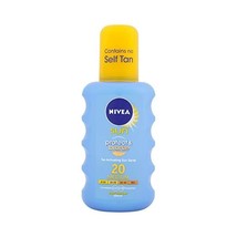 Nivea Sun Protect and Bronze Tan Activating Sun Spray Medium SPF 20, 200ml  - £19.32 GBP