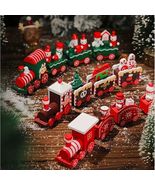 Christmas Wooden Train Decoration – Moving Xmas Ornament 2025 Gift - $12.99