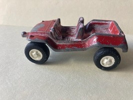 Vintage 1969 Chicago Tootsie Toy Diecast Car Red Dune Buggy Made In USA 3.5&quot; - £4.81 GBP