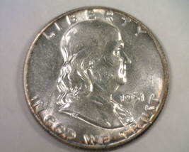 1951 FRANKLIN HALF DOLLAR CHOICE ABOUT UNCIRCULATED CH. AU NICE ALBUM TO... - £16.41 GBP