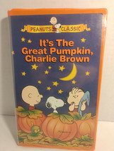 VHS Peanuts Classic It&#39;s the Great Pumpkin, Charlie Brown 1995 Clamshell Tested - £4.02 GBP