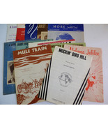 VTG LOT OF 13 MID CENTURY SHEET MUSIC SONGS LYRICS COLLECTIBLE COLLECTION - £30.77 GBP