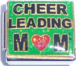 Cheerleading Mom Italian Charm - £7.09 GBP