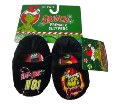 Dr. Seuss How the Grinch Stole Christmas Prewalk Slippers Size PW-3 NWT New - £19.82 GBP