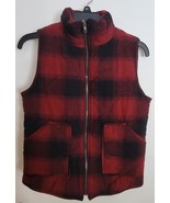 Womens S Be Cool Los Angeles Black/Red Plaid Puffy Vest - $25.81 CAD
