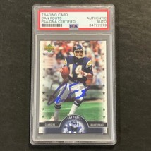 2005 Upper Deck Legends #83 Dan Fouts Signed Card AUTO PSA Slabbed Chargers - £47.20 GBP