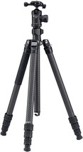 Fotopro Sherpa Plus 4-Section Carbon Fiber Tripod/Monopod With Fph-52Qs, Black - £310.88 GBP