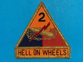 POST WWII, U.S. ARMY, OCCUPATION PERIOD, 2nd ARMORED DIVISION, BULLION, ... - £27.09 GBP