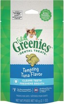 Greenies Feline Dental Treats Tempting Tuna Flavor 2.1 oz - £25.97 GBP