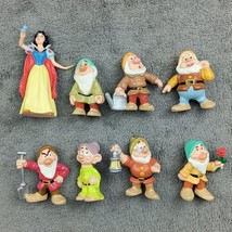Applause Snow White And Seven Dwarfs Figurine Gift Set Of 8 Vintage Disney Pvc - £14.62 GBP