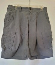 REI Mens Hiking Outdoors Cargo Shorts Gray Size Large - $9.90