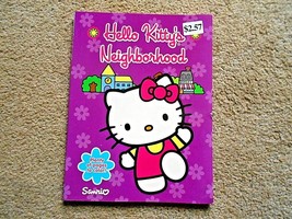 Sanrio Hello Kitty&#39;s Neighborhood Coloring Book SL-34055 - £3.88 GBP