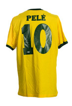 Pele Signé Brésil Football Jersey Bas - £380.51 GBP