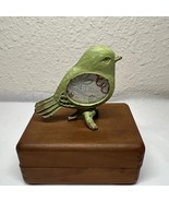 Adorable Metal Tiny Bird Decorative Picture Frame Cottage Core Country Chic - $10.00