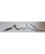 Mountain Outline Metal Wall Art Accent  22” x 4” - $38.66 CAD