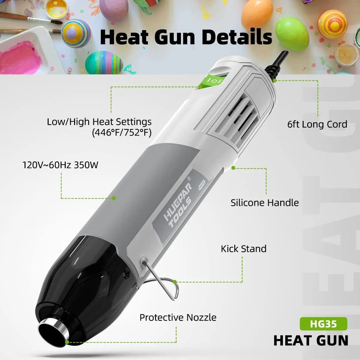 350W Heat  Electric Power Mini Hot Air  Blower with Shrink g Heat Shrink  for DI - £111.24 GBP