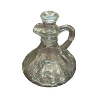 Vintage Anchor Hocking Clear Glass Cruet Bottle w/Stopper - 5 1/2 inches tall - £7.79 GBP