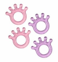 Green Sprouts Silicone Cooling Teether 2 pack, Pink/Purple - £8.64 GBP