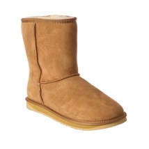 Australia Luxe Collective Men&#39;s Cosy Sheep Suede Short Boot Shearling Chestnut - £70.41 GBP