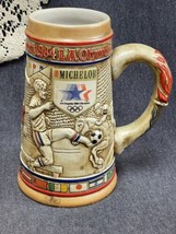 Vintage Anheuser Busch 1980 LA Olympic Stein Beer Mug Collector MICHELOB - £11.84 GBP