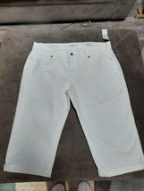 Liz Claiborne City Fit Skinny Boyfriend Crop Jeans Petite14 - $24.75