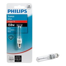 Philips 416347 Sconce 150-Watt T4 Mini-Candelabra Base Light bulb - $13.99