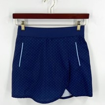 Pepple Beach Golf Skort Sz Small Blue Polka Dot Dry Luxe Built in Briefs Womens - £26.90 GBP