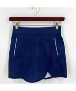 Pepple Beach Golf Skort Sz Small Blue Polka Dot Dry Luxe Built in Briefs... - $46.18 CAD