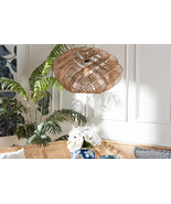 Farrow Handwoven Jute Pendant Lampshade - $1,211.74 MXN