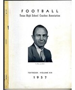 FOOTBALL 1957 Texas High School Football Coaches Association Textbook Vo... - £58.36 GBP