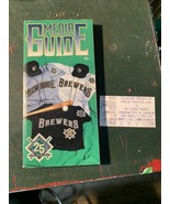 1994 Milwaukee Brewers Baseball media guide Schedule Spring Training Ticket - $14.99