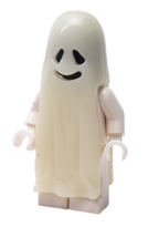 Lego Vintage Castle Fantasy Ghost Glow In The Dark Minifigure - $24.83