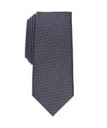 Alfani Men&#39;s Rolling Neat Slim Tie Charcoal OS B4HP - $9.95