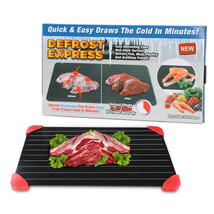 Rapid Thawing Plate Fast Defrosting Meat Tray Defrost Frozen Steak Fda A... - $41.79