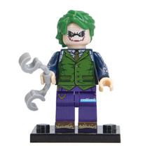 Joker the dark knight trilogy dc superhero lego compatible minifigure bricks dnkh80 thumb200